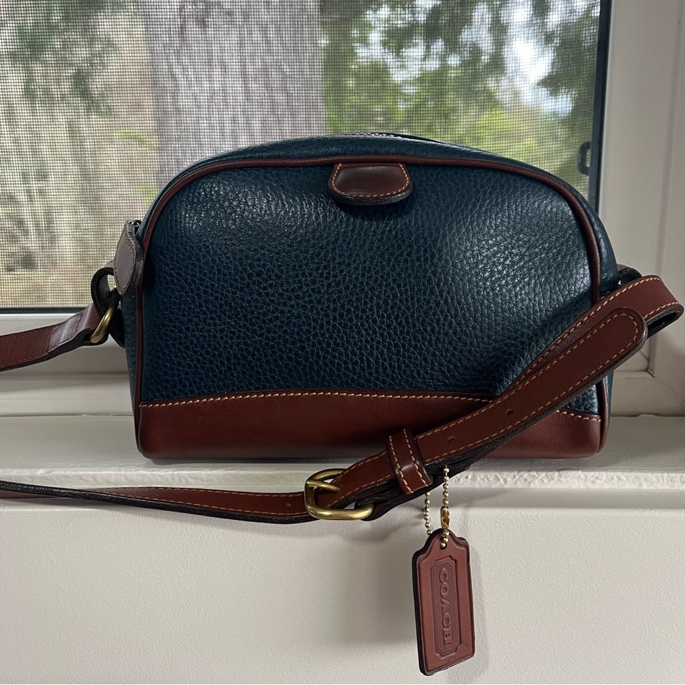 Vintage Coach Alexandria Zip from Sheridan Collection - All Weather Leather - Picture 15 of 16